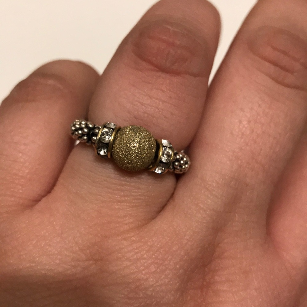 Stretchy Ring with Swarovski crystals